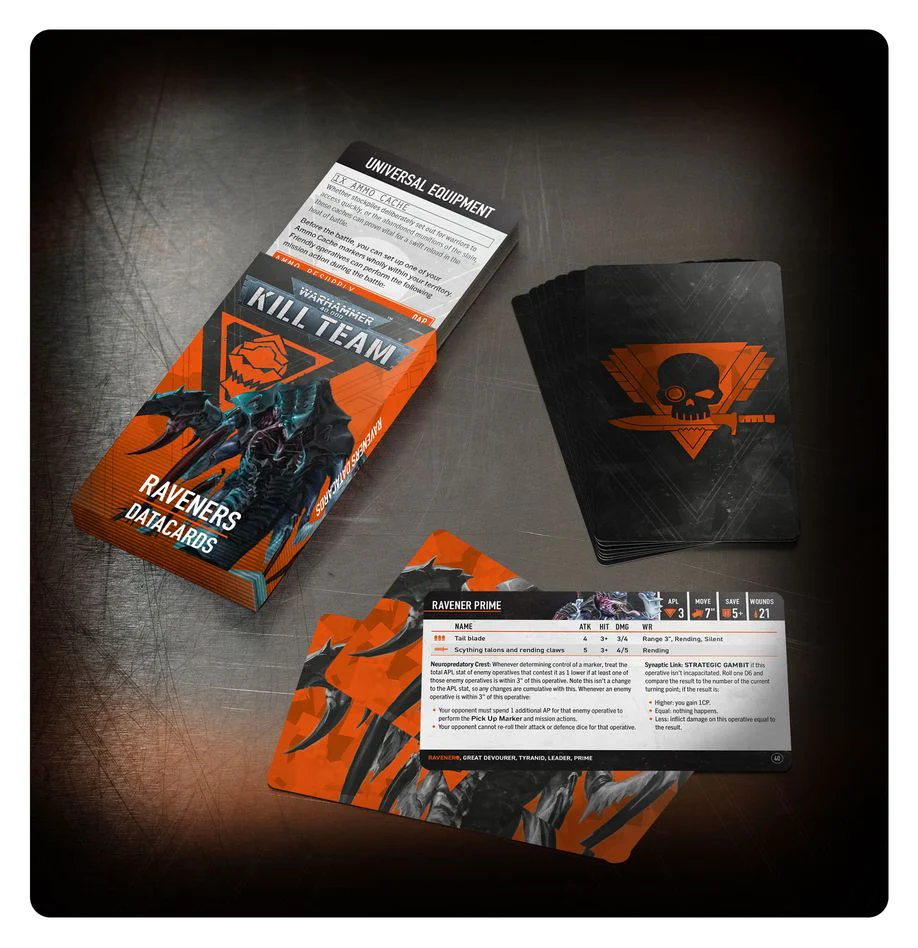 Warhammer 40K: Kill Team - Ravener Datacards - Image 3
