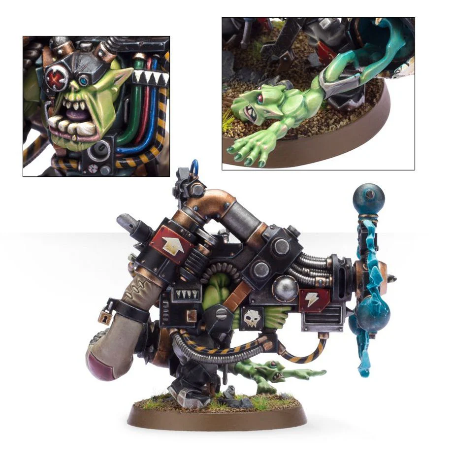 Warhammer 40K: Orks - Big Mek with Shokk Attack Gun (Online) - Image 3