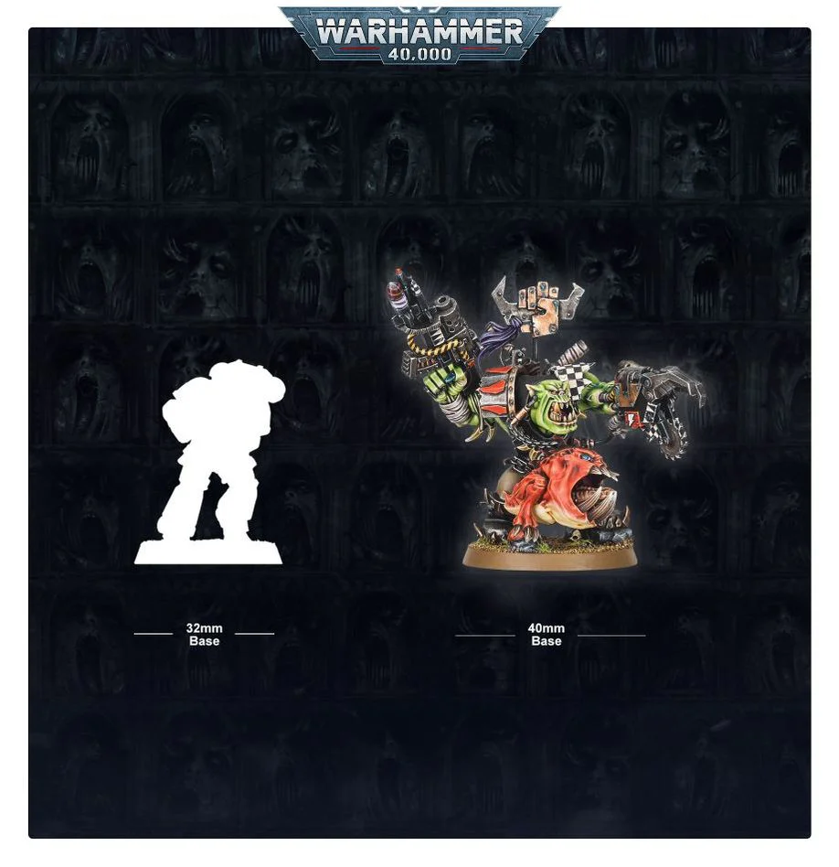 Warhammer 40K: Orks - Ork Warboss with Attack Squig (Special Order)