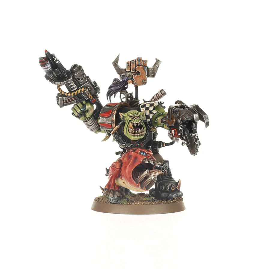 Warhammer 40K: Orks - Ork Warboss with Attack Squig (Special Order) - Image 4