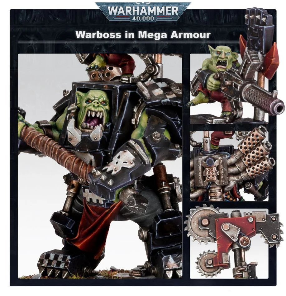 Warhammer 40K: Orks - Ork Warboss In Mega Armour - Image 4
