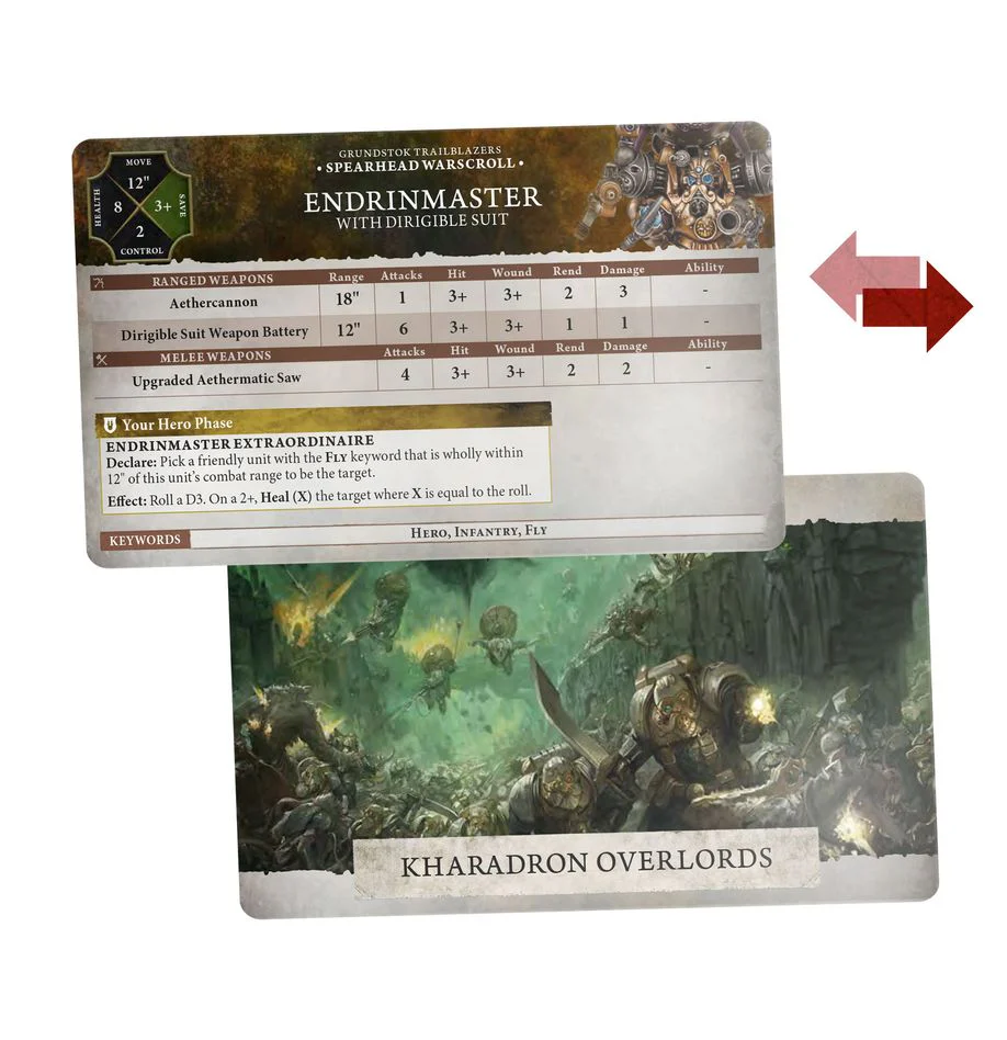 Warhammer Age of Sigmar: Kharadron Overlords - Warscroll Cards (English) - Image 2