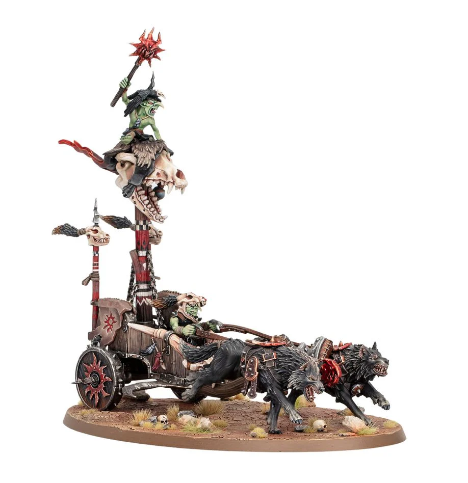 Warhammer Age of Sigmar: Gloomspite Gitz - Snarlboss On War-Wheela - Image 3