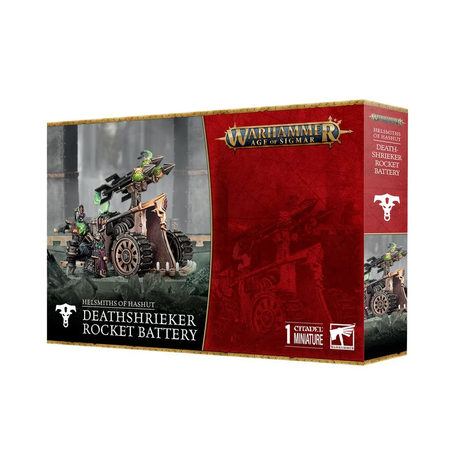 Warhammer Age of Sigmar: Helsmiths Of Hashut - Deathshrieker Rocket Battery/Tormentor Bombard