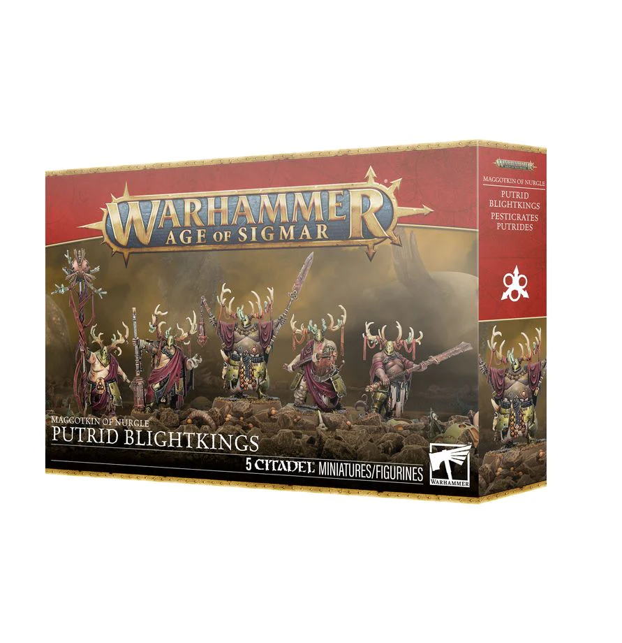 Warhammer Age of Sigmar: Maggotkin Of Nurgle - Putrid Blightkings (Pesticrates Putrides)