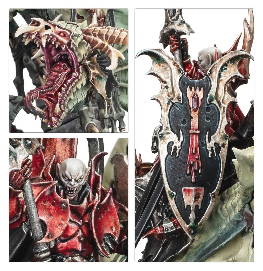 Warhammer Age of Sigmar: Soulblight Gravelords - Prince Vhordrai Lord/Crimson Keep - Image 3