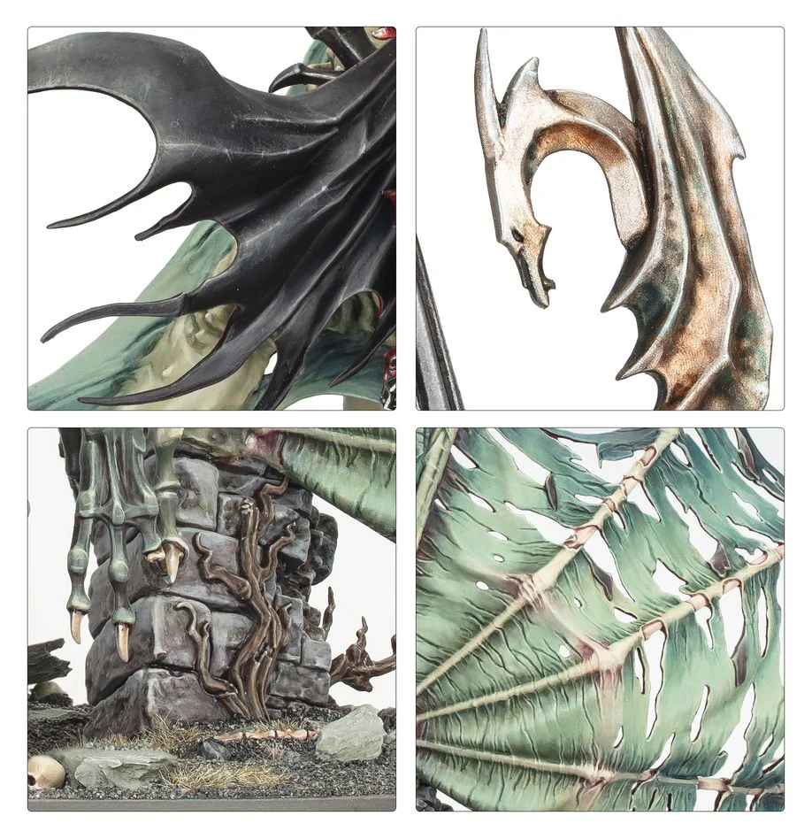 Warhammer Age of Sigmar: Soulblight Gravelords - Prince Vhordrai Lord/Crimson Keep - Image 4