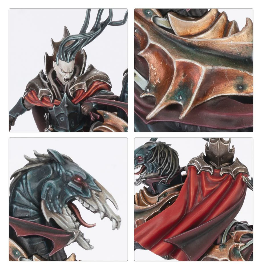 Warhammer Age of Sigmar: Soulblight Gravelords - Vampire Lord On Nightmare Steed - Image 3