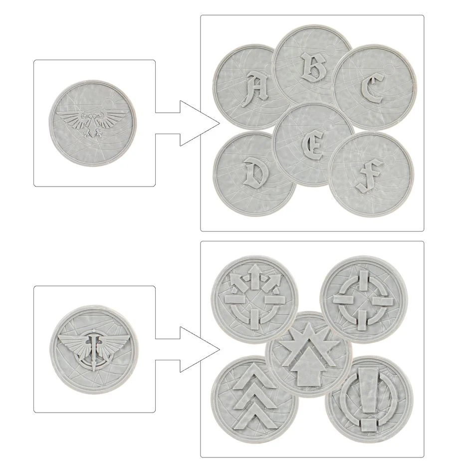 Warhammer The Horus Heresy Legion Imperialis: Order Tokens And Objective Markers - Image 3