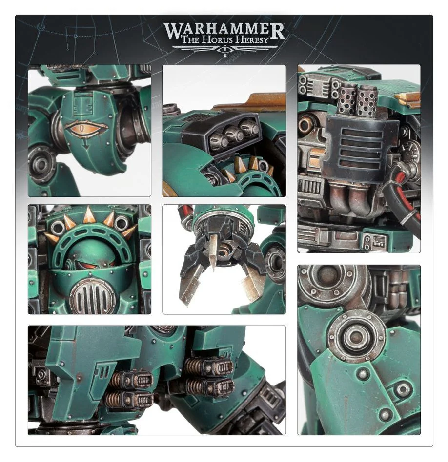 Warhammer The Horus Heresy: Legiones Astartes - Leviathan Siege Dreadnought w/Claw & Drill Weapons - Image 2