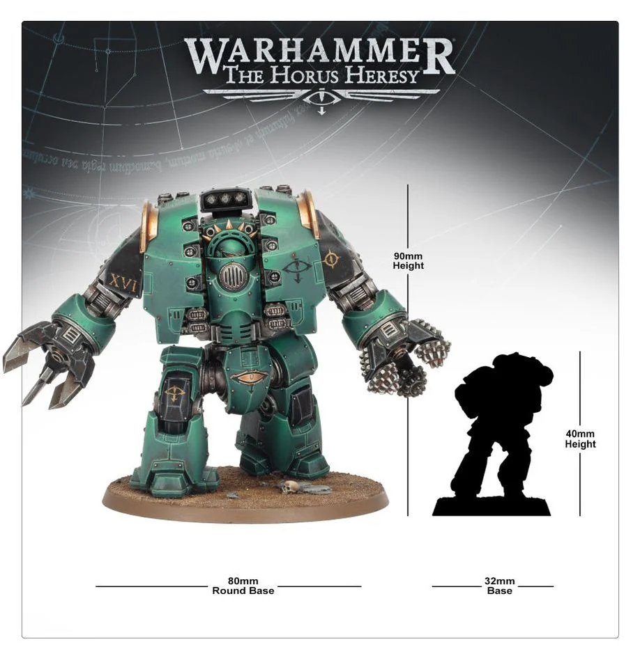 Warhammer The Horus Heresy: Legiones Astartes - Leviathan Siege Dreadnought w/Claw & Drill Weapons - Image 4