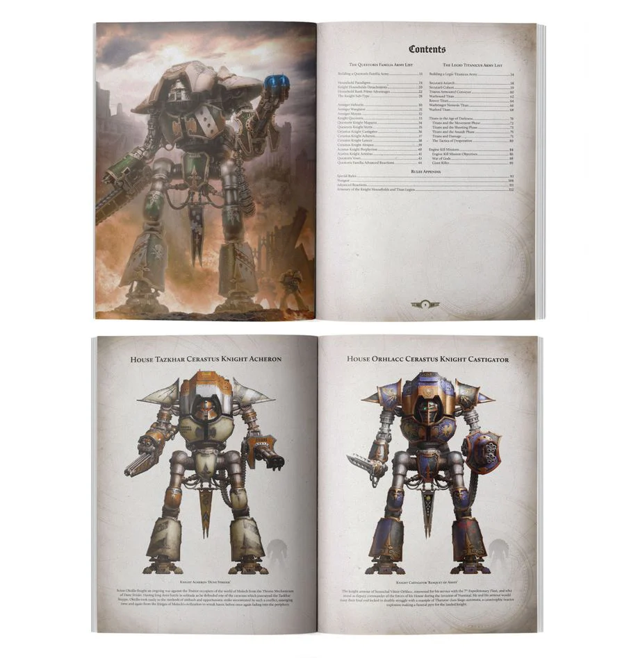 Warhammer: The Horus Heresy – Liber Questoris: Knights and Titans Army Book - Image 2