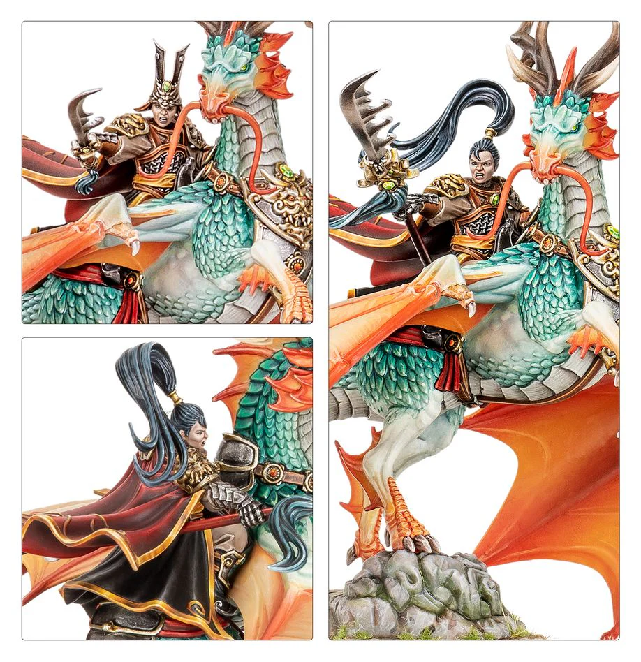 Warhammer The Old World: Grand Cathay - Shugengan Lord On Great Spirit Longma - Image 2