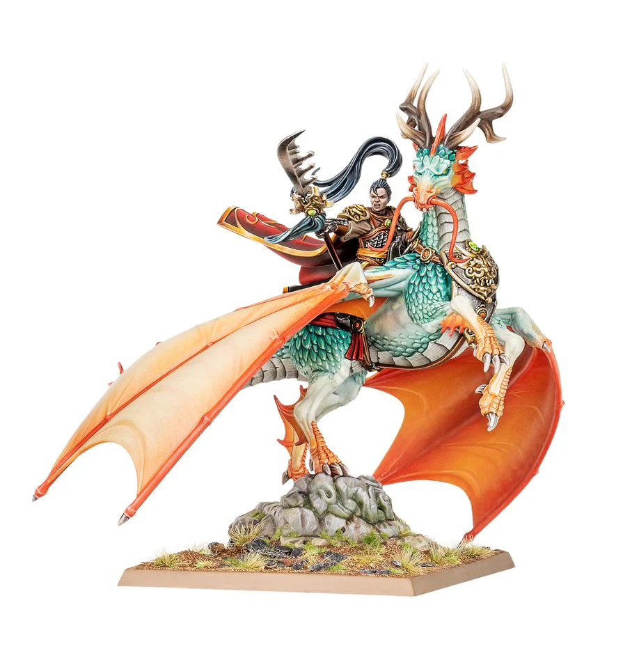 Warhammer The Old World: Grand Cathay - Shugengan Lord On Great Spirit Longma - Image 3