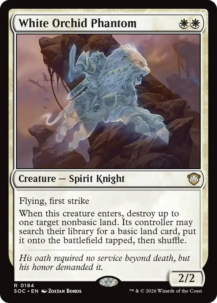 White Orchid Phantom [Secrets of Strixhaven Commander]